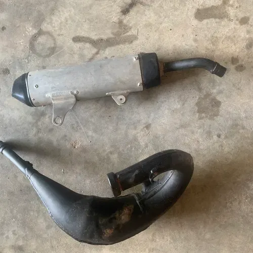 Yz125 Full exhaust Pipe And silencer