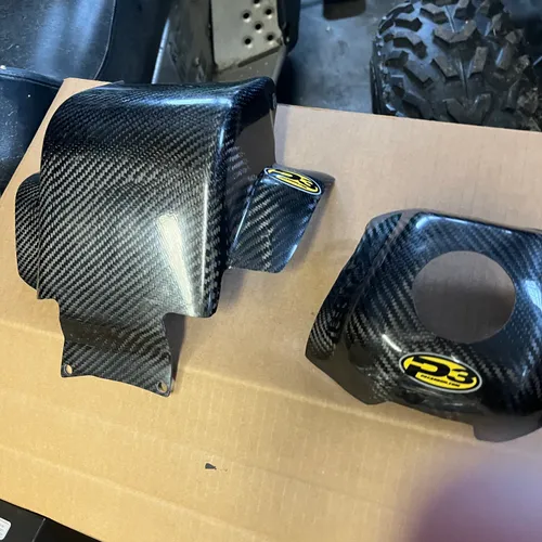 P3 Carbon Skid And Gas Tank Cover KLX