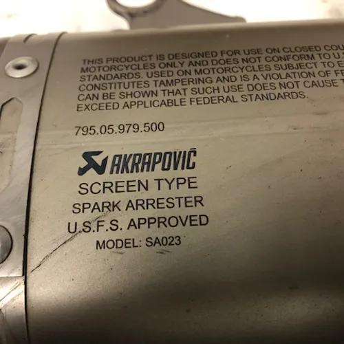 Akrapovic Muffler KTM 350 2019-2021