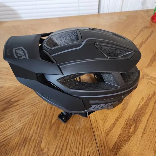 100% Altec FidLock Downhill MTB Helmet Flat Matte Black Large/XLarge L/XL Adult