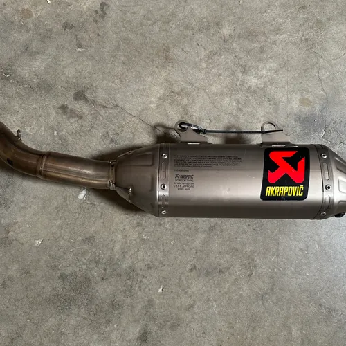Akrapovic slip on exhaust