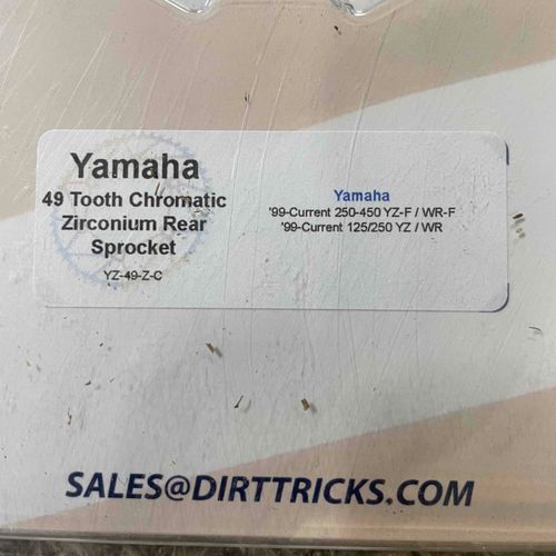 Dirt Trix Rear Sprocket Yamaha YZ125/250F/YZ450F