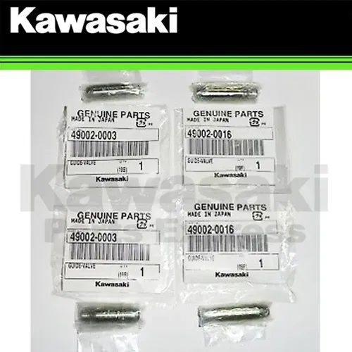 NEW 2007 - 2016 GENUINE OEM KAWASAKI KX250F VALVE GUIDE SET KX 250 F 2 OF EACH