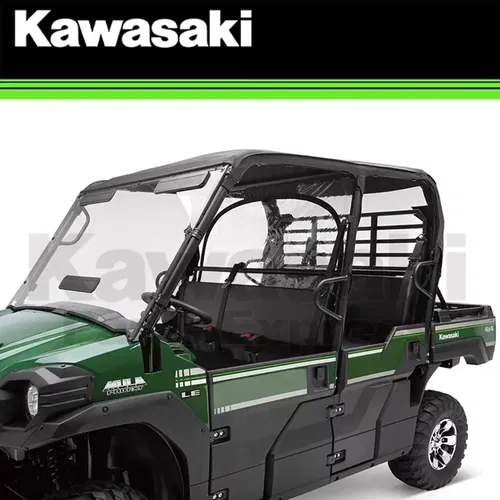 NEW 2015-2023 GENUINE KAWASAKI SOFT ROOF AND BACK BLACK MULE PRO DXT FXT
