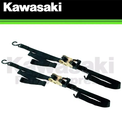 NEW GENUINE ANCRA BIG BIKE TIE DOWN SET, INTEGRA RATCHET BUCKLE, BLACK 49970-102