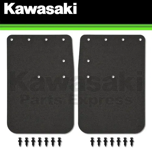 NEW 2023-2025 GENUINE KAWASAKI TERYX KRX4 1000 MUD FLAP SET 99994-1461