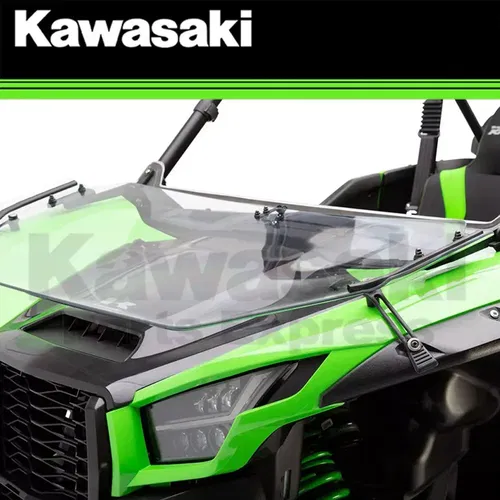 NEW 2020-2023 KAWASAKI TERYX KRX KRX4 1000 FLIP-DOWN WINDSHIELD POLYCARBONATE