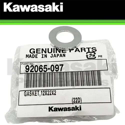 NEW 1974-2025 GENUINE KAWASAKI DRAIN PLUG GASKET FITS MANY MODELS SEE LISTING