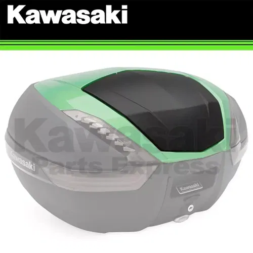 NEW 2015-2023 GENUINE KAWASAKI KQR 47 LITER TOP CASE COLOR PANEL BLACK