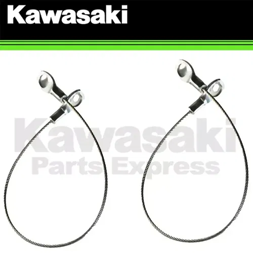 NEW 2005-2016 GENUINE KAWASAKI TAIL GATE HOOK WIRE PAIR MULE 600 610 53045-0006