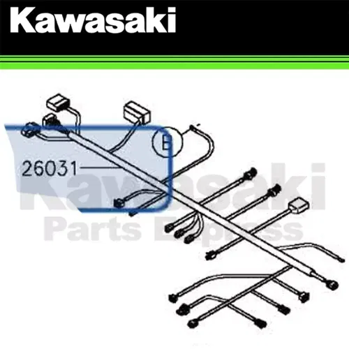 NEW 2015-2017 & 2020 GENUINE KAWASAKI MULE PRO FX FXT HARNESS KAF820 26031-1644