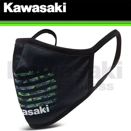 NEW GENUINE KAWASAKI 3 PACK OF MASKS 100% SUBLIMATED POLYESTER K001-4088-BKNS