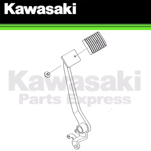 NEW 2015 - 2019 GENUINE KAWASAKI VULCAN S 650 BRAKE PEDAL LEVER & PAD