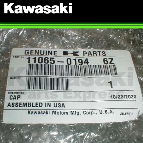 NEW 2008-2026 GENUINE KAWASAKI STORAGE CAP FLAT BLACK BRUTE FORCE 750