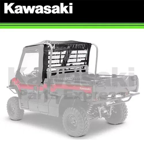 NEW 2016-2024 OEM KAWASAKI MULE PRO FX DX SOFT CAB ENCLOSURE ROOF & BACK ONLY