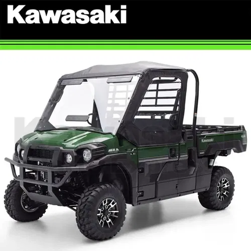 NEW 2016-2024 OEM KAWASAKI MULE PRO FX DX SOFT CAB ENCLOSURE ROOF & BACK ONLY