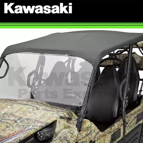 NEW 2012 - 2025 GENUINE OEM KAWASAKI SOFT ROOF BLACK TERYX4 KRT800 TX750-056