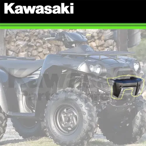 NEW 2006-2009 GENUINE KAWASAKI BRUTE FORCE 650 FRONT BUMBER COVER 14091-0493-6Z
