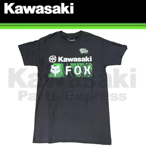 NEW X-LARGE GENUINE KAWASAKI TEAM GREEN FOX TEE SHIRT 32720-001-XL