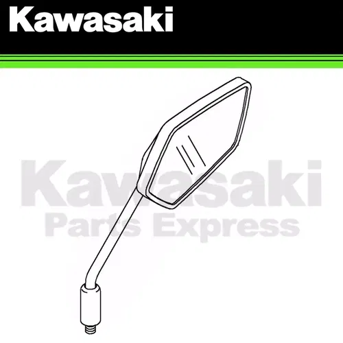 NEW 2017 - 2025 GENUINE KAWASAKI Z 125 PRO RIGHT MIRROR ASSEMBLY 56001-0313