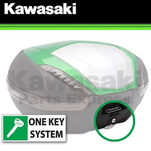 NEW 2015-2022 GENUINE KAWASAKI CONCOURS 14 ABS KQR 47 LTR TOP CASE ONE KEY "A"