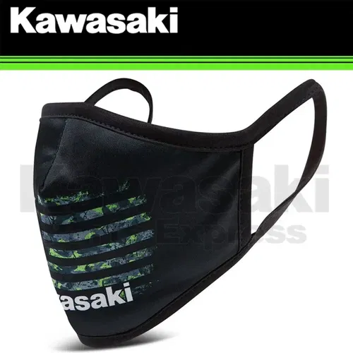 NEW GENUINE KAWASAKI 3 PACK OF MASKS 100% SUBLIMATED POLYESTER K001-4088-BKNS