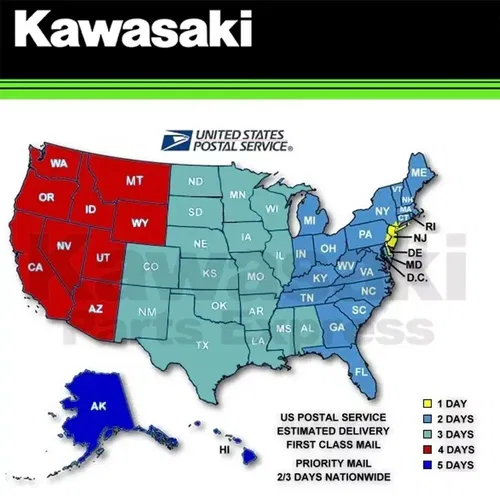 NEW 1990 - 2001 GENUINE KAWASAKI NINJA ZX-11 CLOSING THROTTLE CABLE 54012-1505