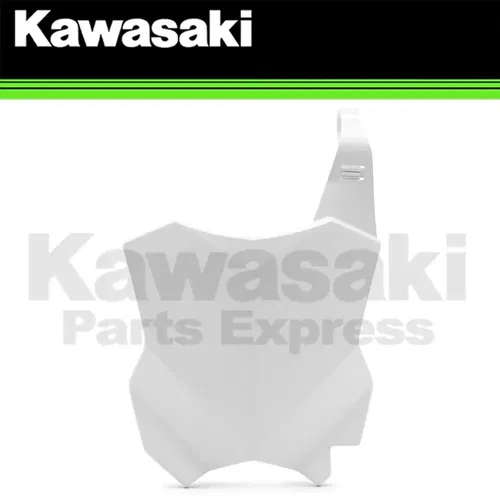 NEW 2016 - 2022 GENUINE KAWASAKI KX 250 450 250F 450F WHITE NUMBER PLATE