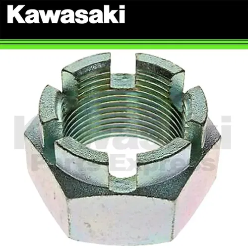 NEW 1991-2025 OEM KAWASAKI NINJA CASTLE NUT 24MM FITS MANY SEE LIST 92210-0280