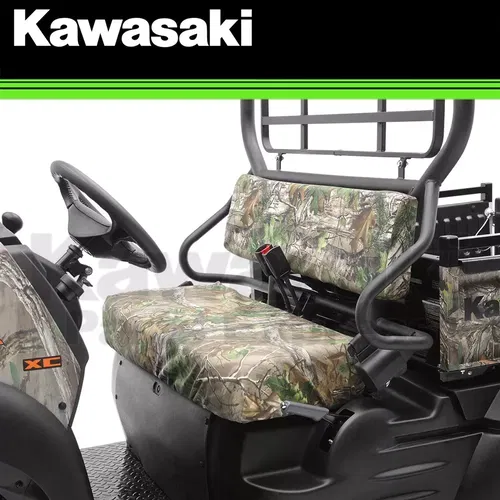 NEW 2005 - 2023 GENUINE KAWASAKI MULE 600 610 SX REALTREE CAMO GREEN SEAT COVER