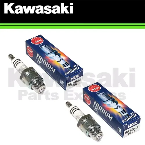 NEW GENUINE OEM KAWASAKI NGK SPARK PLUG BR10HIX 2-PACK