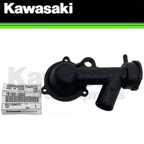 NEW 1996-2003 GENUINE KAWASAKI NINJA ZX-7R 7RR THERMOSTAT CAP BODY 16160-1252