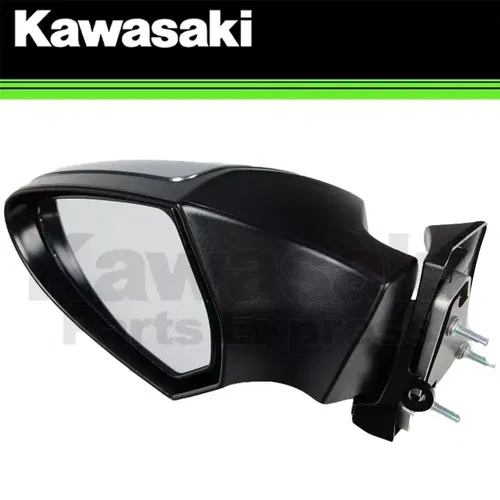 NEW 2009 GENUINE OEM KAWASAKI MIRROR ASSEMBLY LEFT HAND M.D.BL 56001-0113-17K
