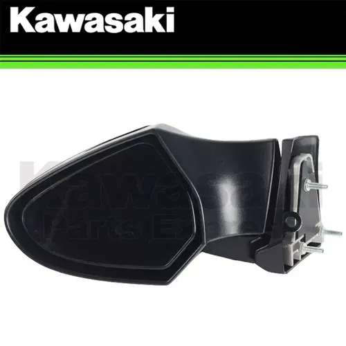 NEW 2009 GENUINE OEM KAWASAKI MIRROR ASSEMBLY LEFT HAND M.D.BL 56001-0113-17K