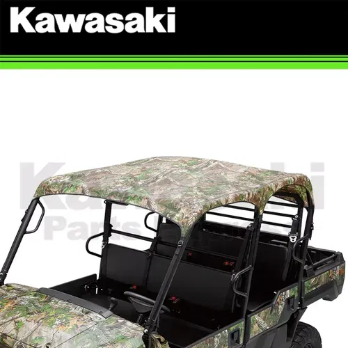 NEW 2015-2023 GENUINE KAWASAKI REALTREE XTRA GREEN SOFT ROOF MULE PRO DXT FXT