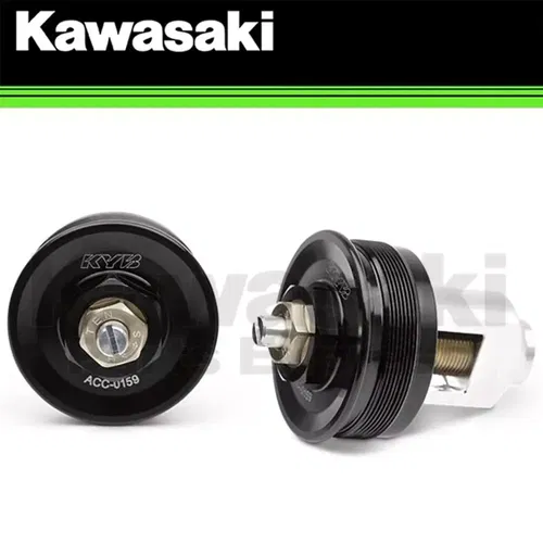 NEW 2018 - 2024 GENUINE OEM KAWASAKI Z900 RS KYB FORK CAP SET BLACK 99994-1019