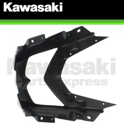 NEW 2008-2018 GENUINE KAWASAKI F BLACK UPPER COWLING NOSE FAIRING KLR650 KLR 650