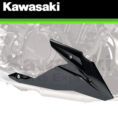 NEW 2019 - 2023 GENUINE KAWASAKI Z400 METALLIC SPARK BLACK LOWER COWL