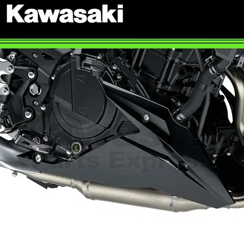 NEW 2019 - 2023 GENUINE KAWASAKI Z400 METALLIC SPARK BLACK LOWER COWL