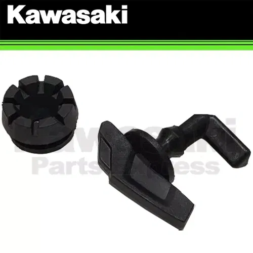 NEW 2016-2024 GENUINE OEM KAWASAK MULE SX FRONT FENDER LATCH & GROMMET KAF400