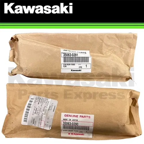 NEW 2008-2014 GENUINE KAWASAKI REAR FENDER BRACKET KIT LH & RH KFX450R KFX 450