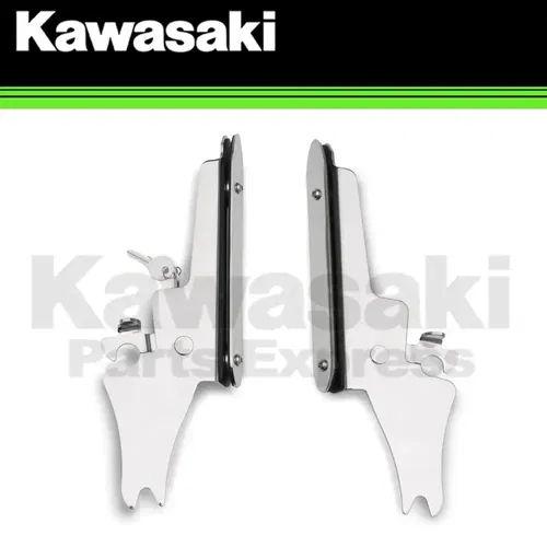 NEW 2015-2018 GENUINE KAWASAKI VULCAN S CHROME WINDSHIELD BRACKET KIT 99994-0526