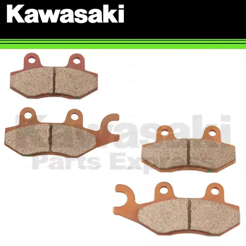 NEW 2005-2023 GENUINE KAWASAKI BRUTE FORCE 750 650 FRONT LEFT & RIGHT BRAKE PADS