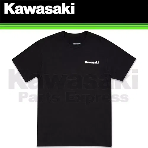 NEW GENUINE 3X-LARGE KAWASAKI RACE DAY FLAG T-SHIRT 3X-LARGE K005-2687-BK3X