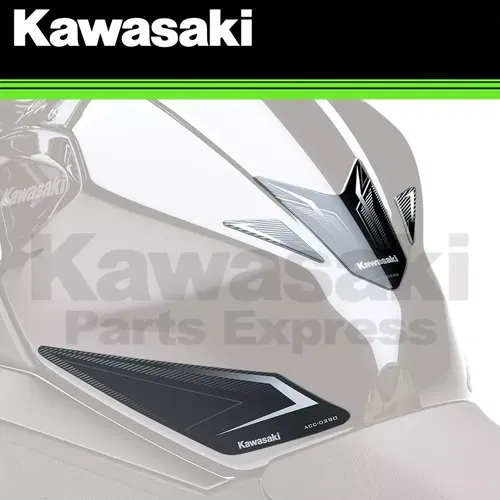 NEW 2019 GENUINE KAWASAKI Z400 Z 400 ABS TANK & KNEE PAD SET