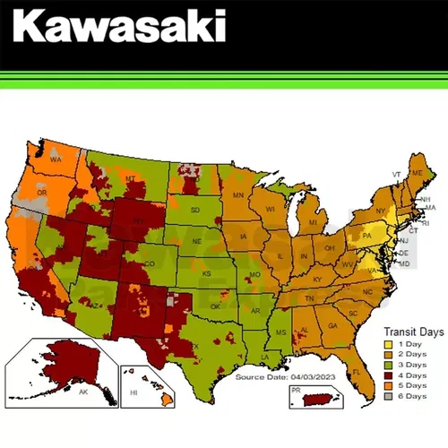 NEW 2012-2025 GENUINE OEM KAWASAKI LEFT HANDLE GRIP FITS MANY MODELS SEE LIST