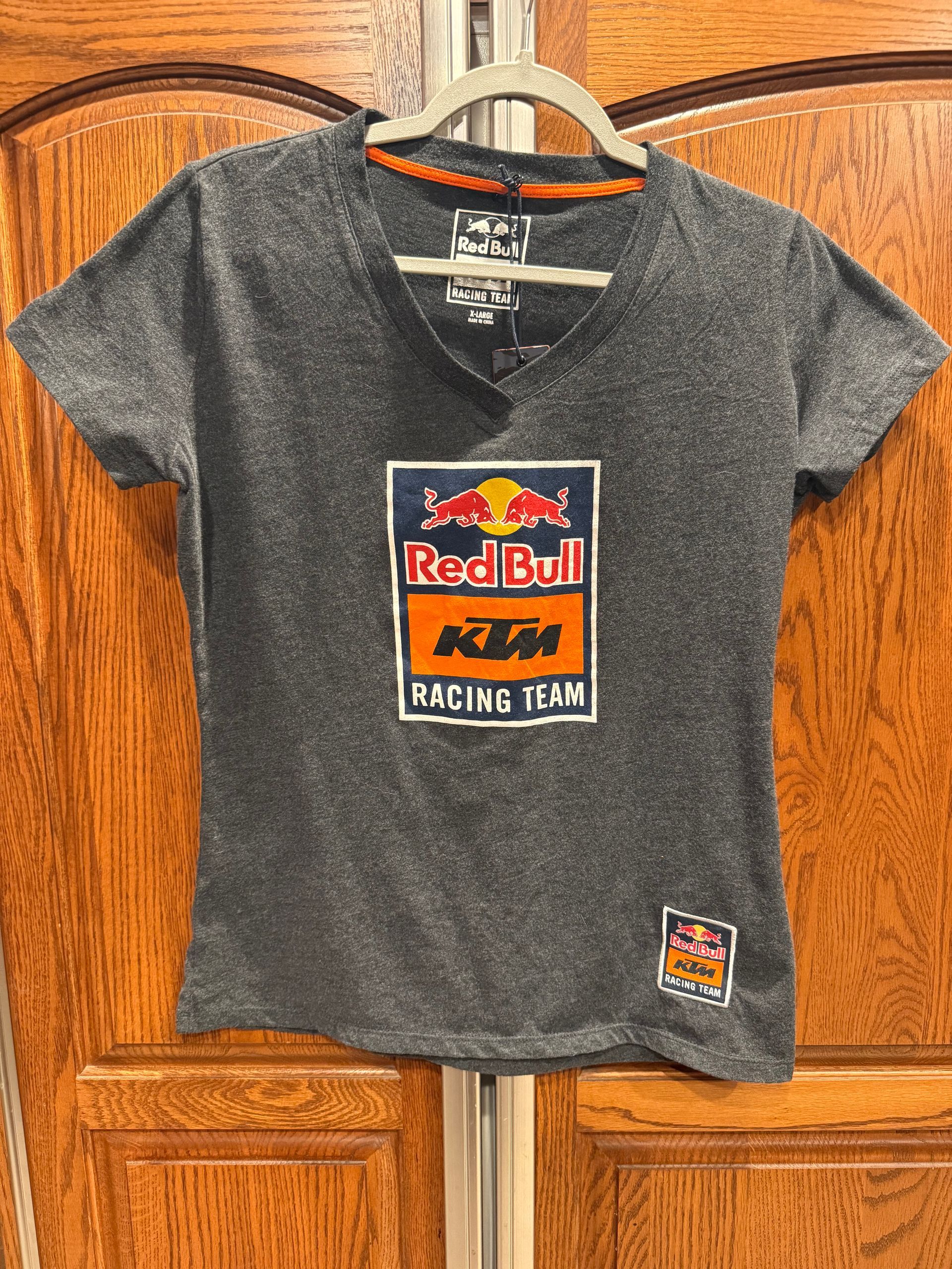 Red Bull KTM Women's V Neck Tee 
