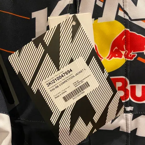 KTM Kini Red Bull Jacket With Detachable Sleeves MNS Large 