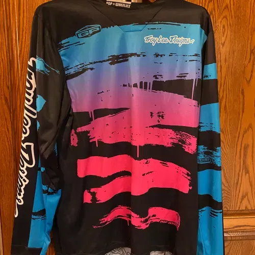 Troy Lee Designs GP Jersey Brushed Navy/Cyan