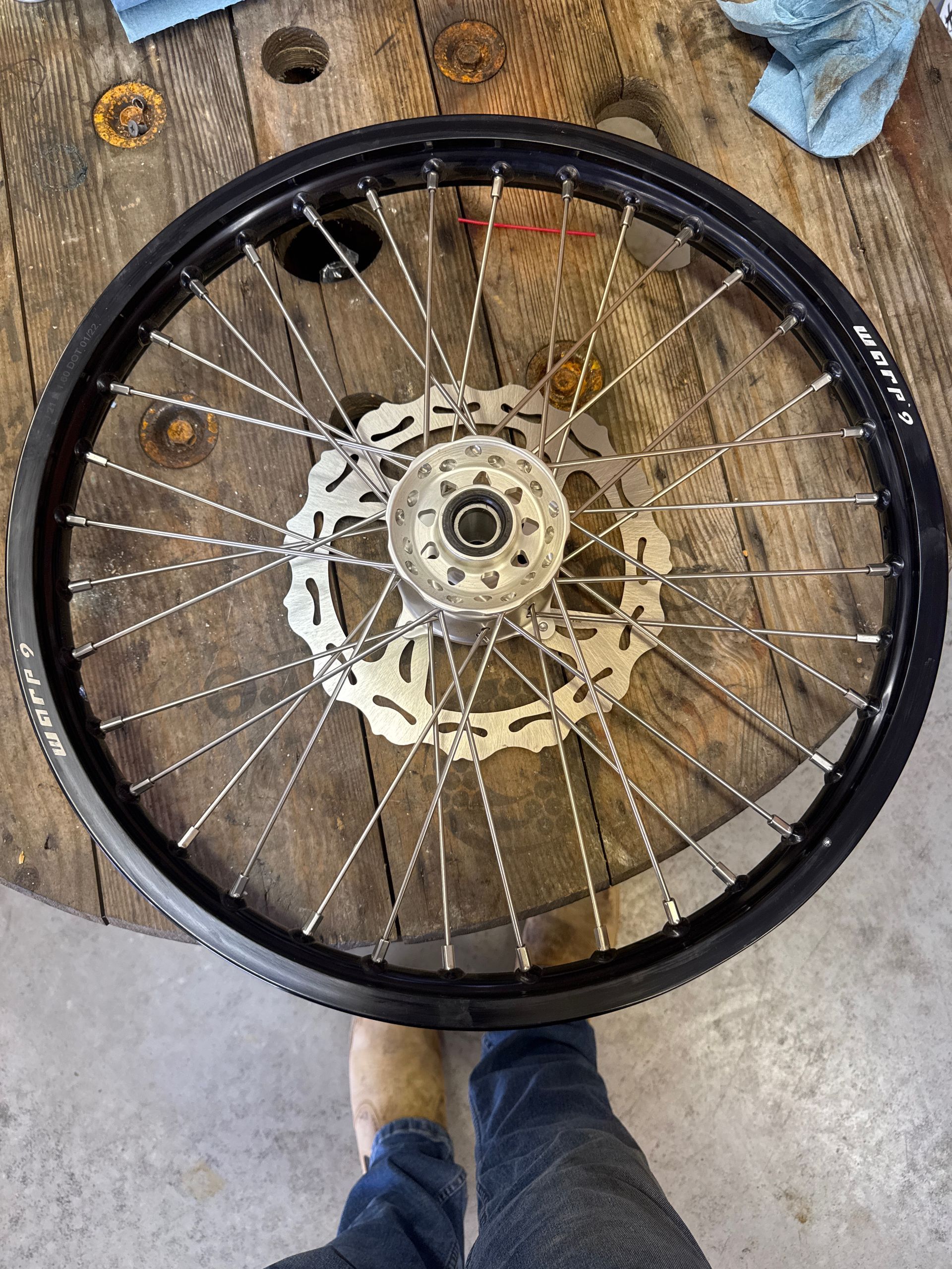 2024 Kx250 Warp 9 Front Wheel